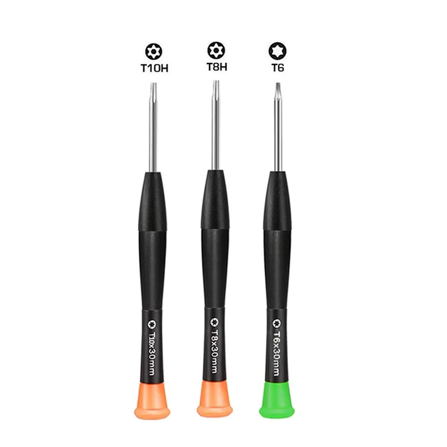 8-teiliges Karbeen Reparatursatz-Set für Xbox Series X/S, Xbox One Controller und Nintendo Switch OLED/Lite mit T6/T8H/T10H Schraubendrehern und Bürste, Multicolour - Bild 2