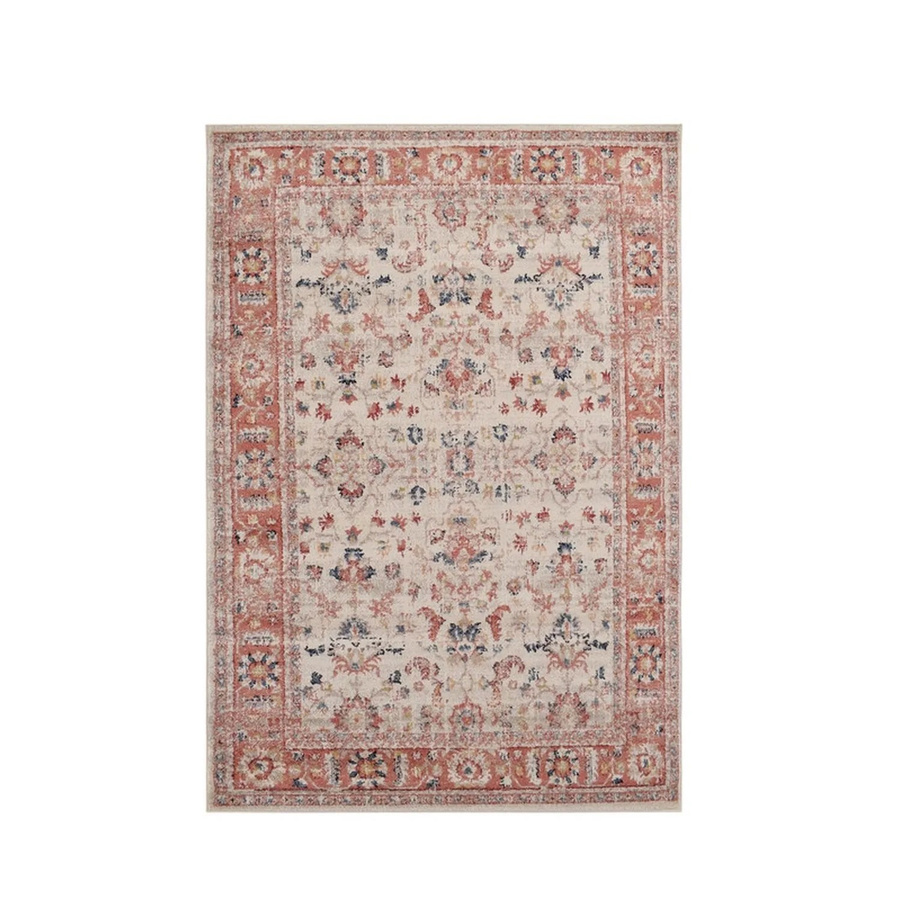 Vercai Rugs Teppich Florence Floral in Elfenbein und Rot, B: 120 cm, T: 170 cm - Bild 2