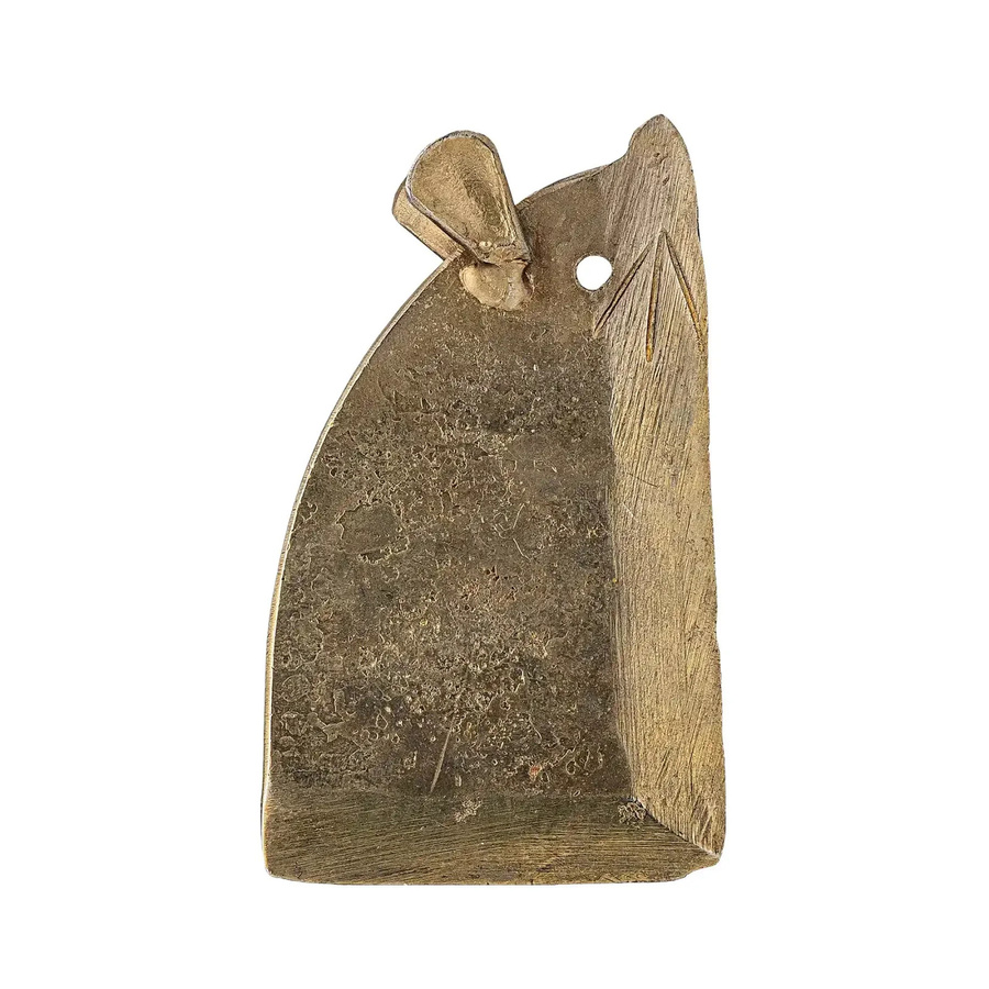Bloomingville Käsemesser Jeremiah aus Metall in Gold mit gebürsteter Oberfläche, B/T/H: 10,0 x 6,0 x 2,0 cm - Bild 1