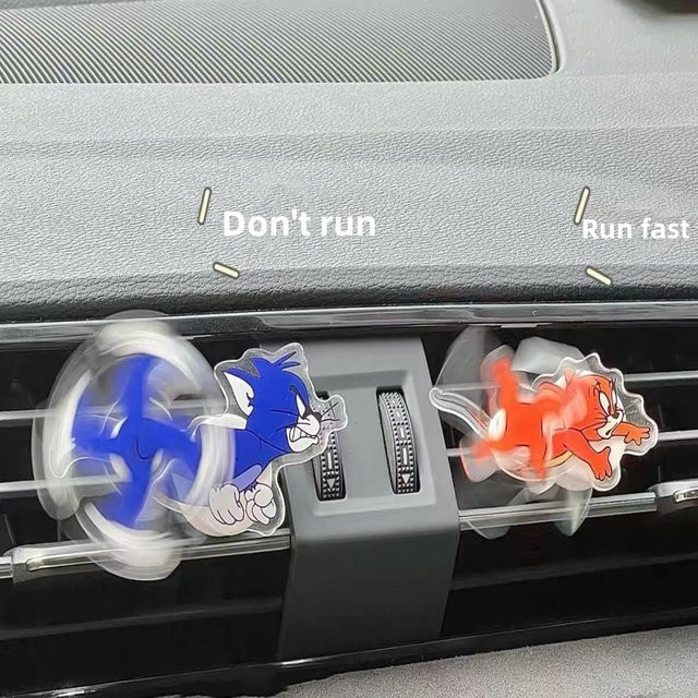 Bandai Katze und Maus Auto Klimaanlage Luftauslass Ornamente Spielzeug - Bild 1