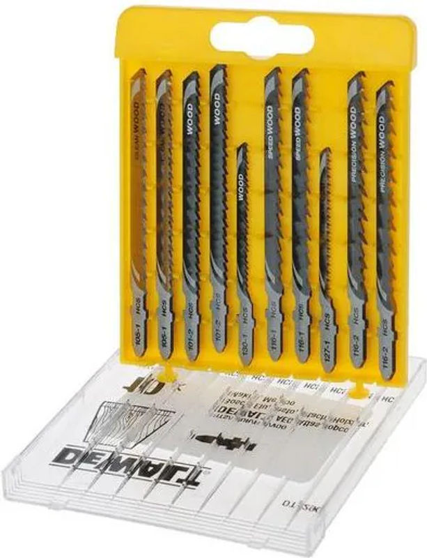 DeWalt Stichsägeblatt-Set DT2290-QZ aus HCS für Holz und Kunststoff, 10-teilig - Bild 2