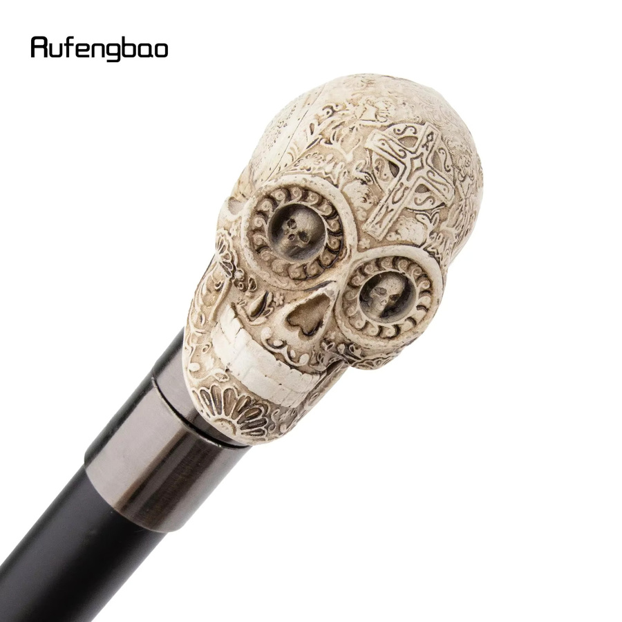 Rufengbao Totenkopf-Gehstock, Gelb, Zubehör - Bild 2