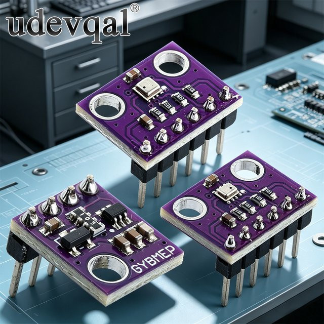 BMP280 BME280 Sensormodul für Temperatur, Luftfeuchtigkeit und atmosphärischen Druck in Lila mit IIC und SPI Schnittstelle für DIY-Projekte - Bild 1