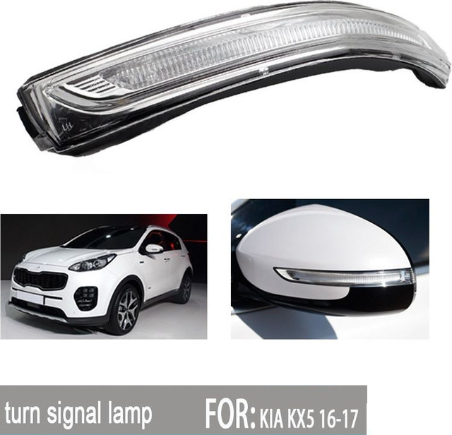 Rückspiegel Blinker Lampe für Kia KX5 Sportage 2016-2018 Ersatzleuchte 87614D9000 87624D9000 - Bild 1