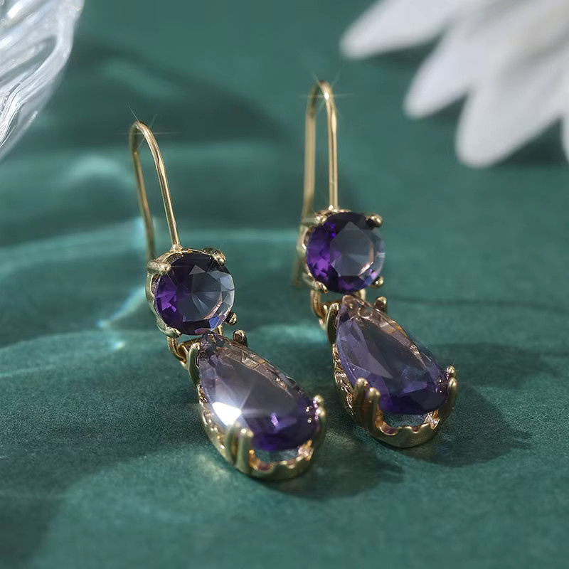 YoYo Tropfenohrringe, Zirkonia, Gold, Damen - Bild 3