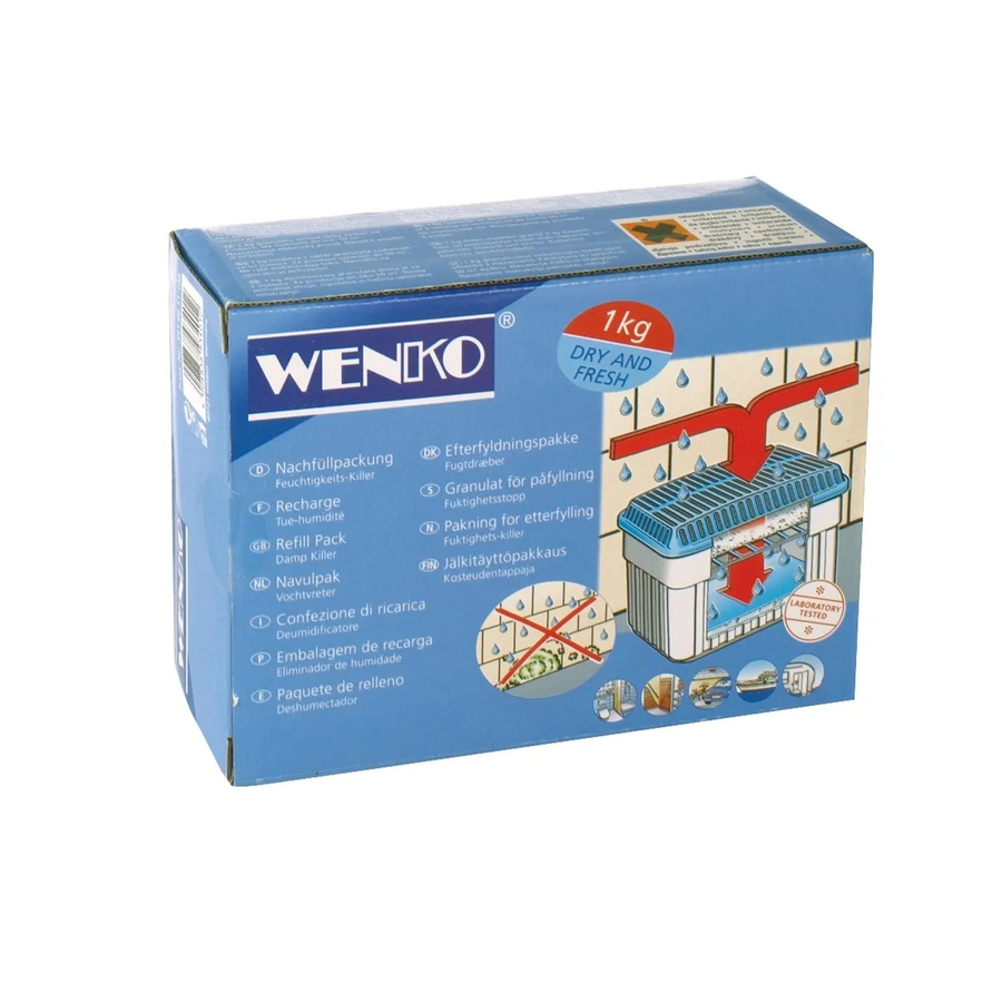 Wenko Feuchtigkeitskiller Raumentfeuchter in Weiß, 1 kg, B/T/H: 24 x 16 x 15 cm - Bild 2