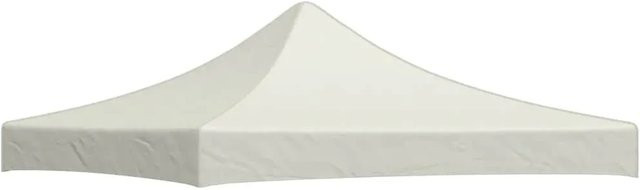 vidaXL Partyzeltdach aus PVC-beschichtetem Polyester in Beige, B/T: 300 x 300 cm - Bild 1