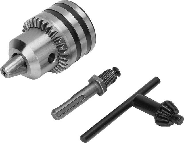 Bohrfutter-Adapter-Kit mit Schlüssel und Rundschaftadapter, 16 mm, 3.0, Farbe: Silber - Bild 1