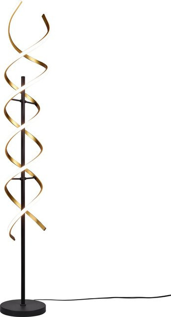 Trio LED Stehleuchte Sequence in Messing matt mit Spiralform und Dimmer-Funktion - Bild 1