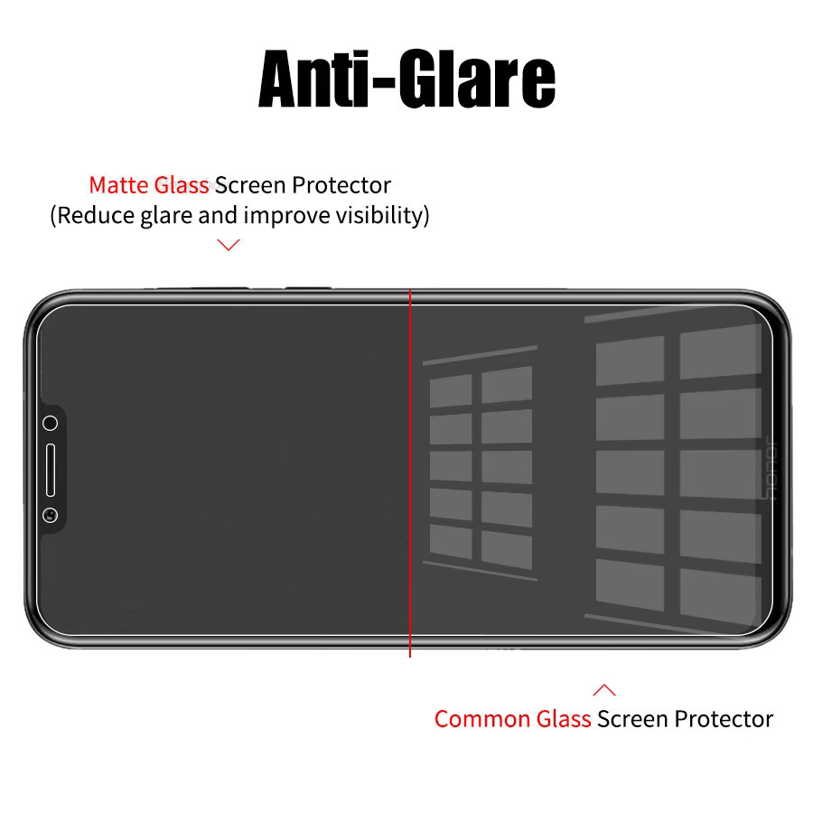 4er-Pack Bolomboy Mattierte Displayschutzfolien aus gehärtetem Glas für iPhone 18 17 Air 16 15 14 Plus 13 12 11 XS MAX XR 7 8 Plus SE transparent - Bild 6