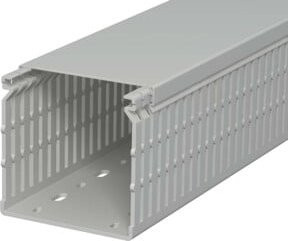 OBO Bettermann Verdrahtungskanal LK4 N 80080 in Stein-Grau, B/T/H: 80 x 80 x 2000 mm - Bild 1