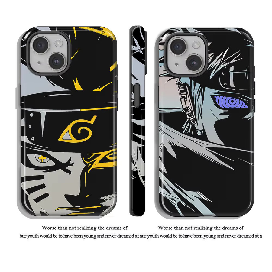 Schutzhülle im Anime Naruto Design für Apple iPhone Modelle, Mehrfarbig - Bild 5