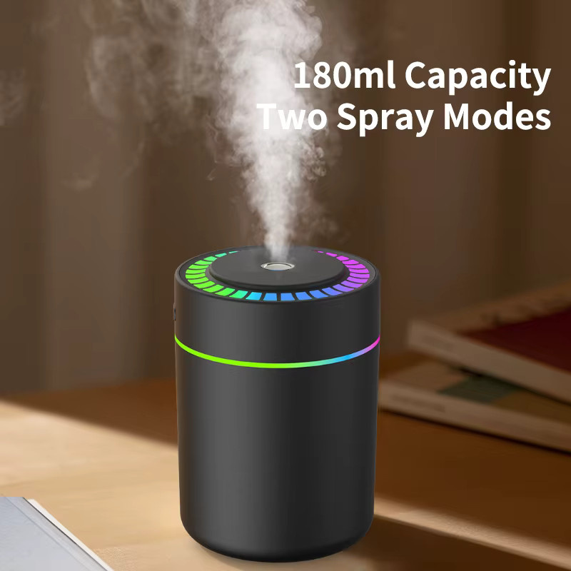 KEBETEME Elektrischer Mini Luftbefeuchter und Aroma Diffusor mit USB-Anschluss, 180 ml - Bild 3