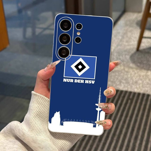 Transparente Handyhülle Hamburger SV HSV für Samsung Galaxy S25 S24 S23 S22 S21 S20 Ultra Plus FE Note 10 9 5G - Bild 1