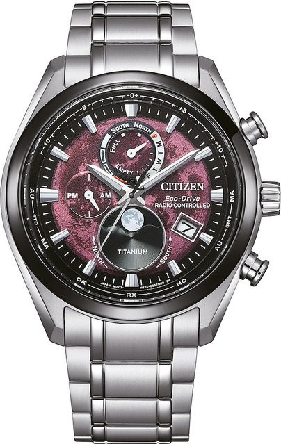 Citizen Armbanduhr, Solar, Titanium, Mondphase, 43 mm, Herren - Bild 1