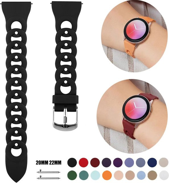 Silikon-Luftloch-Armband, 20 mm, 22 mm, Unisex - Bild 1