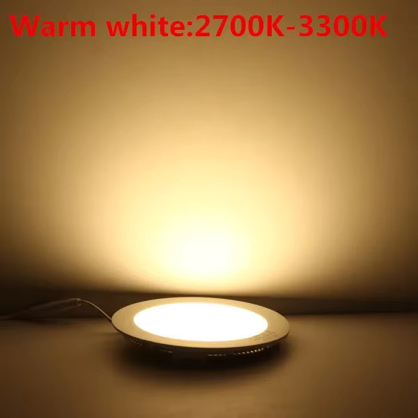 20er Set CYLRDXK LED Decken Einbau Downlight Panel in Weiß, runde und quadratische LED-Leuchten für moderne Beleuchtung - Bild 3