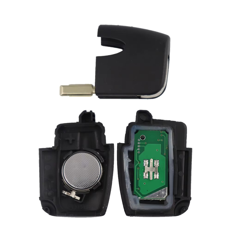 Yiqixin Ersatzschlüssel mit 433MHz und D60 Chip für Ford Focus MK2, Fiesta, Mondeo, Ranger, Fusion, S-Max und Galaxy in Schwarz - Bild 4