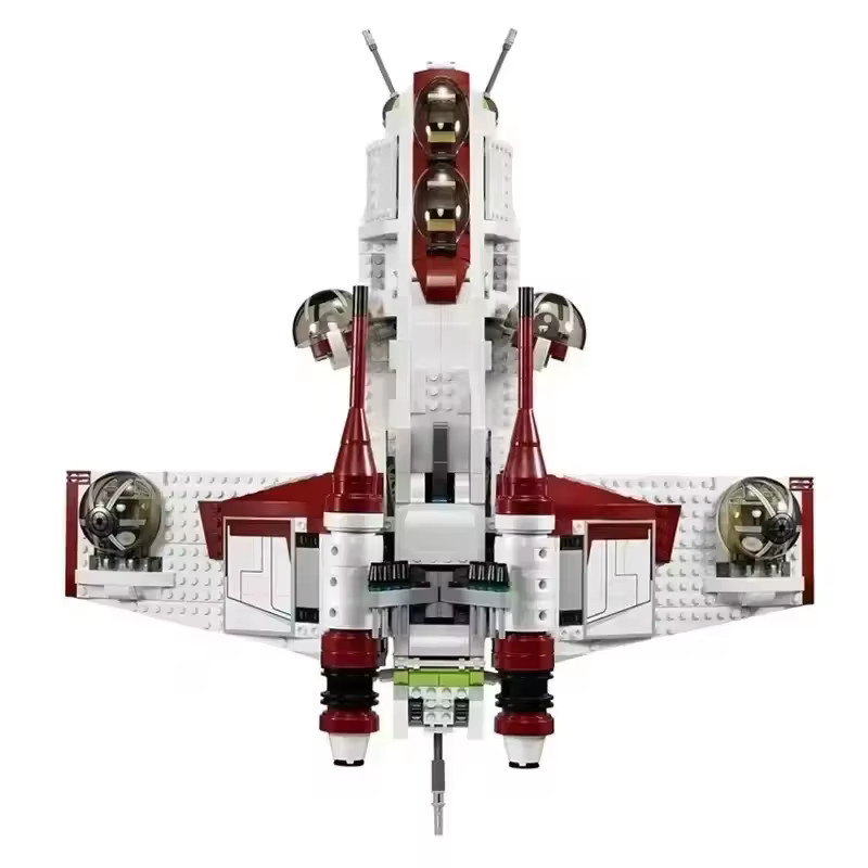 Potdemiel Space Battle White Gunship Raumschiffmodell, Weiß, ab 14 Jahren - Bild 4