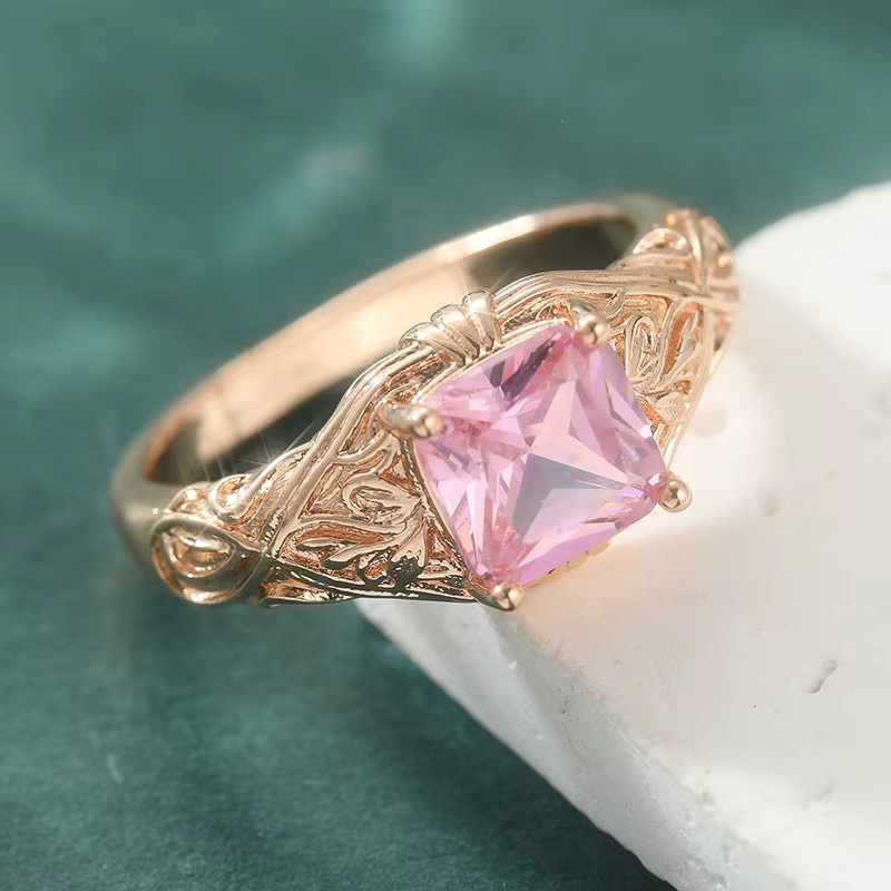 YoYo Ring, Rosa Synthetischer Zirkonia, Damen - Bild 5