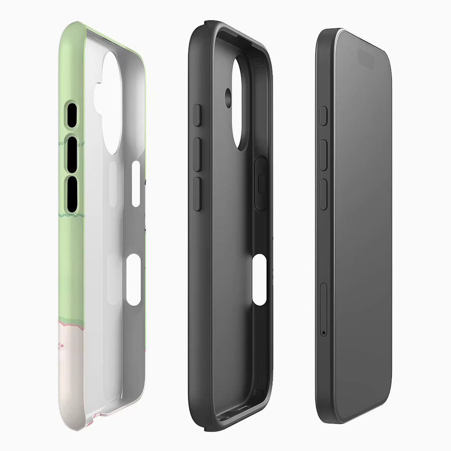 Potdemiel Bären-Picknick Handyhülle für iPhone 17 16 15 14 13 Pro Max Plus, Magnetisch, Robust, Grün - Bild 2