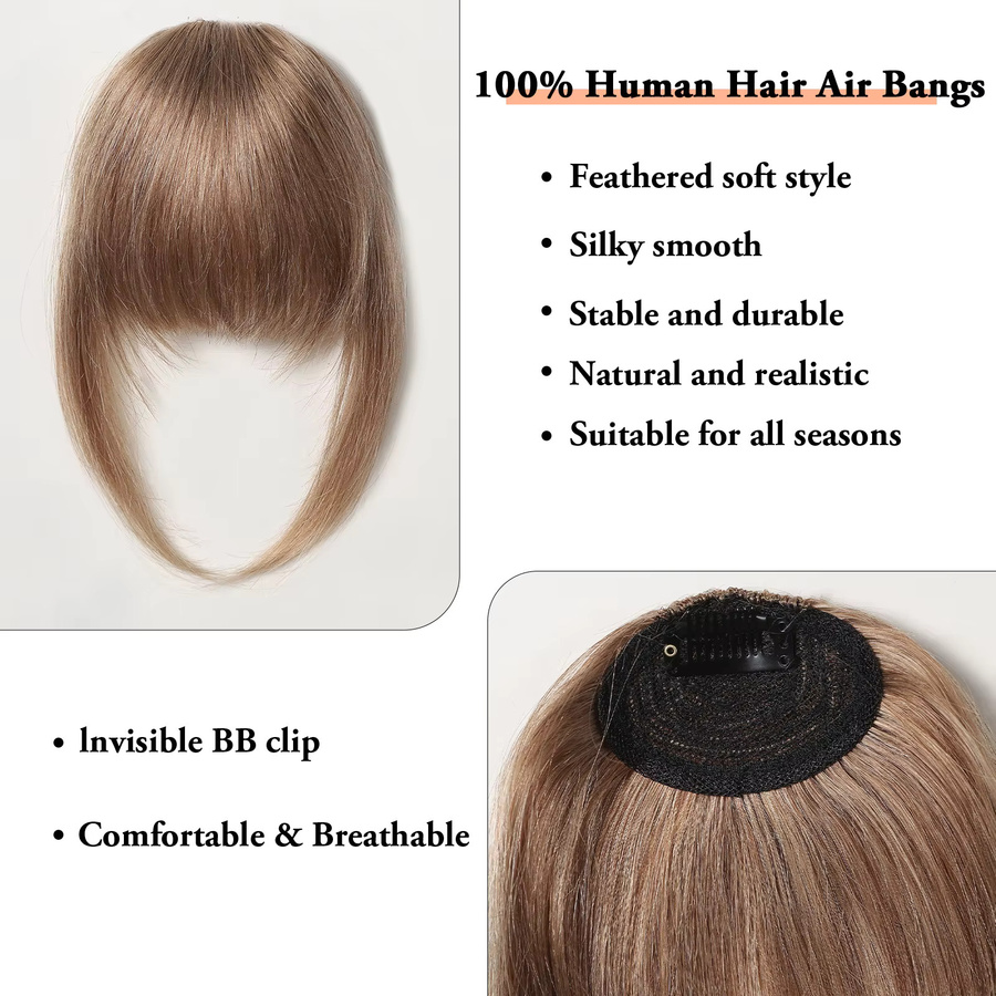 HAIRCUBE Clip-in-Pony, 100 % Echthaar, Naturblond-Braun, Damen - Bild 4