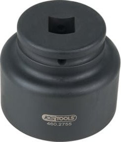 KS Tools Achsmuttern-Schlüssel 3/4 Zoll, 8-kant, kurz, schwarz - Bild 1
