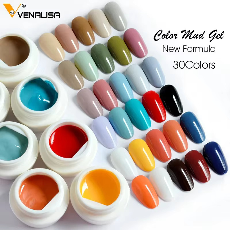 VENALISA Color Mud Gel UV-Nagellack, Glänzend - Bild 3