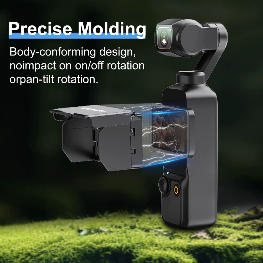 Sheingka Sonnenschutz-Objektiv-Schutzhülle für DJI OSMO Pocket 3 in Schwarz - Bild 2
