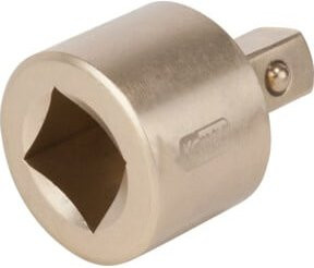 KS Tools BRONZEplus Reduzierstück 1/2 Zoll auf 1/4 Zoll aus Aluminium-Bronze in Gold - Bild 1