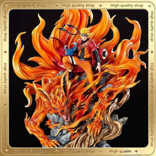 Bandai Naruto Kurama Chakra Modus Shippuden Anime Figur, Actionfigur, 43cm - Bild 1