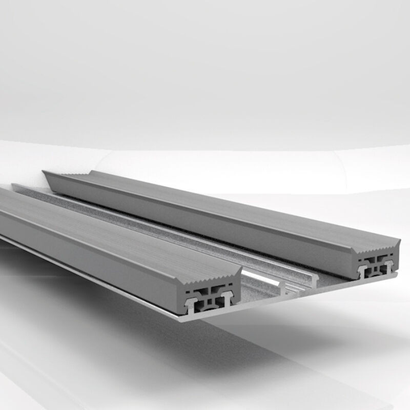 Mendiger Classic Mittel/Unter Verlegeprofil aus Aluminium in Silber mit Click-System, Breite: 70 mm - Bild 1