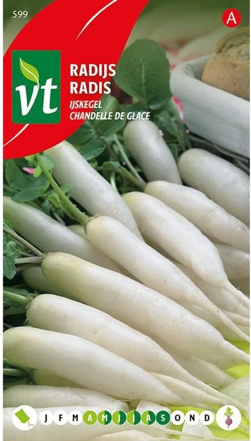 Arborix Radieschen Eiszapfen Gemüsesaat für Garten und Balkon, 8 g - Bild 1