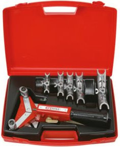 KS Tools Ratschen-Einhand-Biege-Satz 3/8"-7/8", 6-teilig, rot - Bild 1