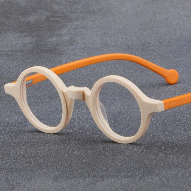 Bai Fen Bai Electronic 3C 55724 Korrektionsbrille, Acetat, Rund, Vollrand, Unisex, grey, multicolour - Bild 1