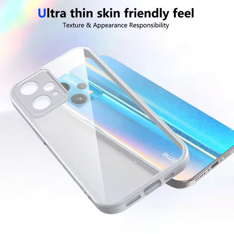 Stoßfeste Silikon-Schutzhülle für OnePlus Nord CE 2 Lite in Transparent mit matter Rückseite - Bild 1