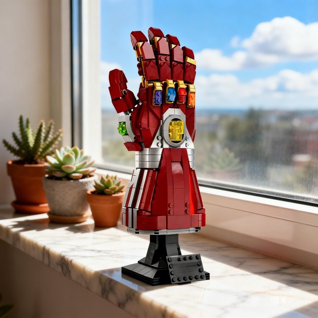 GSF Nano Gauntlet Modellbausatz Bausteine, Superhelden Büste, Marvel - Bild 1