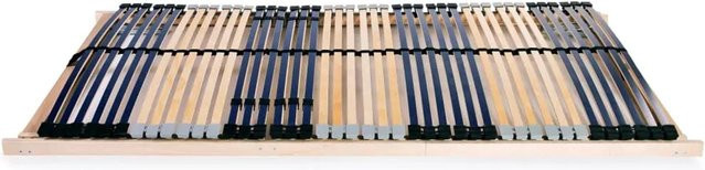 vidaXL Lattenrost aus Buchenholz und Birkenholz in Braun, 7 Zonen, B/T: 100 x 200 cm - Bild 1