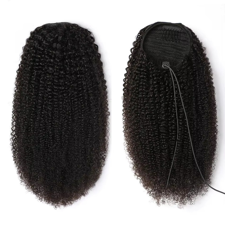 Tomiyaa Afro Puff Haarteile, lockiges Haar, Damen - Bild 2