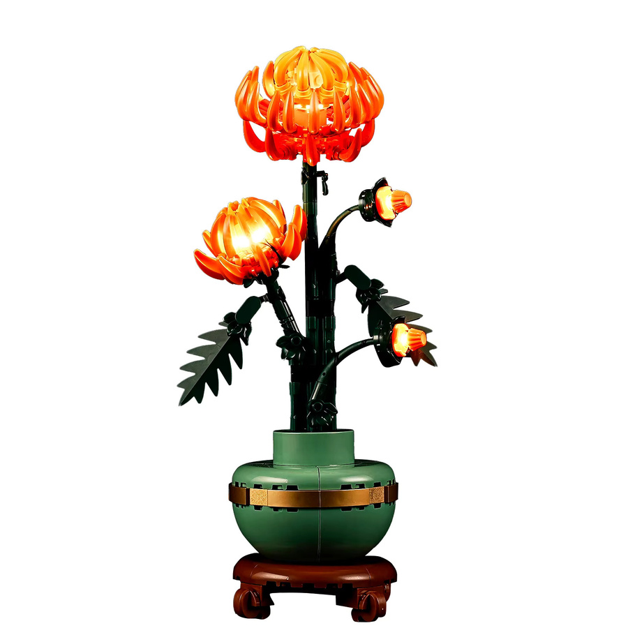 HPROSPER 5V LED-Beleuchtungsset mit Batteriekasten für LEGO Icons Chrysanthemums Botanical 10368 in Multicolour - Bild 4