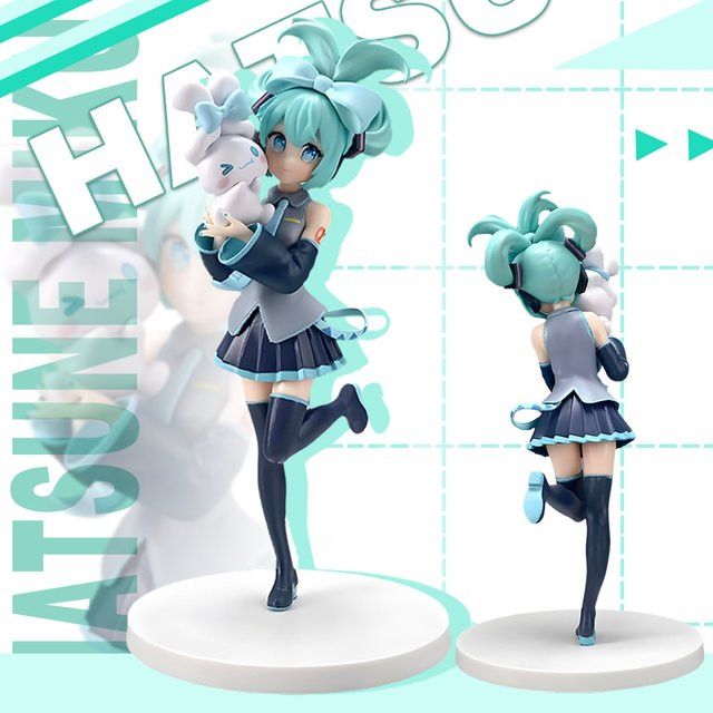 Bandai Anime Figur Miku Kawaii Stil aus PVC, Höhe: 20 cm - Bild 1