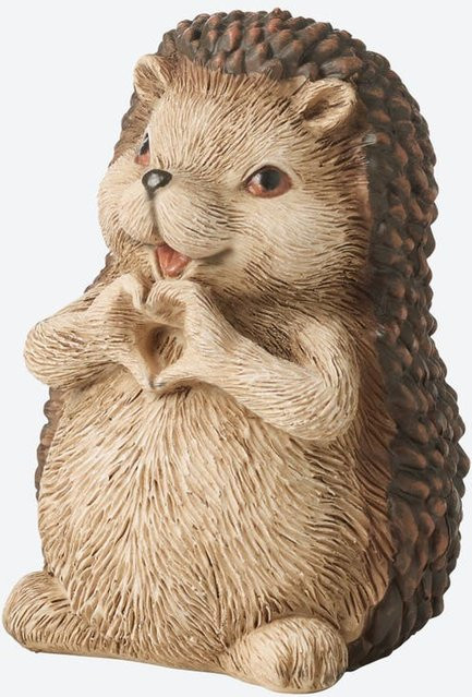 NKD Deko-Igel aus Polyresin in Braun, Höhe: 9,5 cm - Bild 1