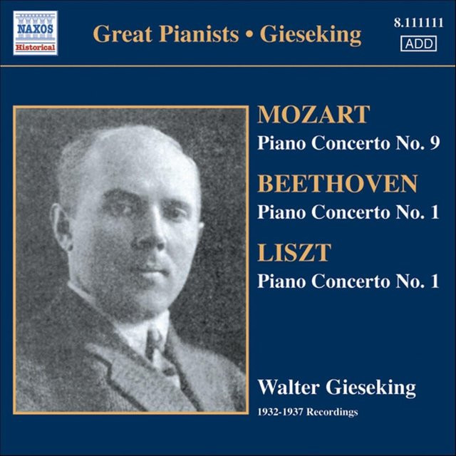 Konzertaufnahmen 2, Walter Gieseking, Mozart, Beethoven, CD - Bild 1