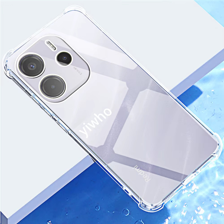 Xiaomi Transparente Handyhülle für Redmi Note 14 4G Clera Backcover Schutzhülle mit Kameraschutz - Bild 2
