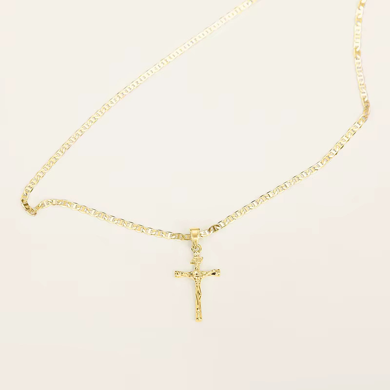 Huitan Halskette, Kreuz Design, Unisex - Bild 3