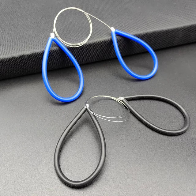 Töpferwerkzeuge mit weichen Gummigriffen aus Stahl und Gummi in Blau zum Schneiden von Ton und Polymer Clay - Bild 1