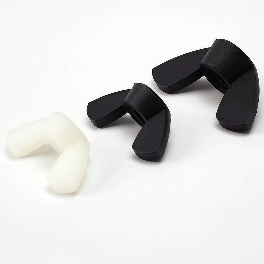 LDQUO ERICS Nylon Flügelmuttern Set in Schwarz, Weiß oder Multicolour, handfest anziehbare Kunststoff-Daumenmuttern für M3 bis M12 - Bild 3