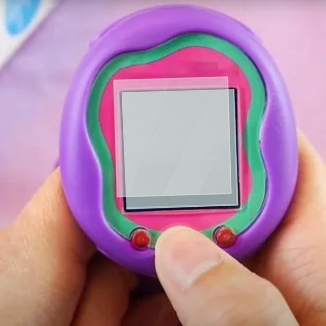 5er-Pack HD PET Displayschutzfolie für Tamagotchi Uni, transparent, kratzfestes Zubehör für deine Spielkonsole - Bild 1