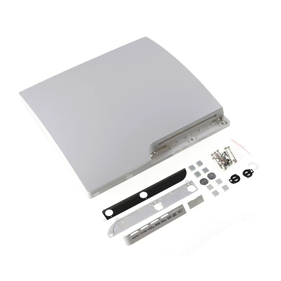 OCGAME Ersatzgehäuse als komplette Gehäuseabdeckung für PS3 Slim Konsolen in Schwarz oder Weiß - Bild 2