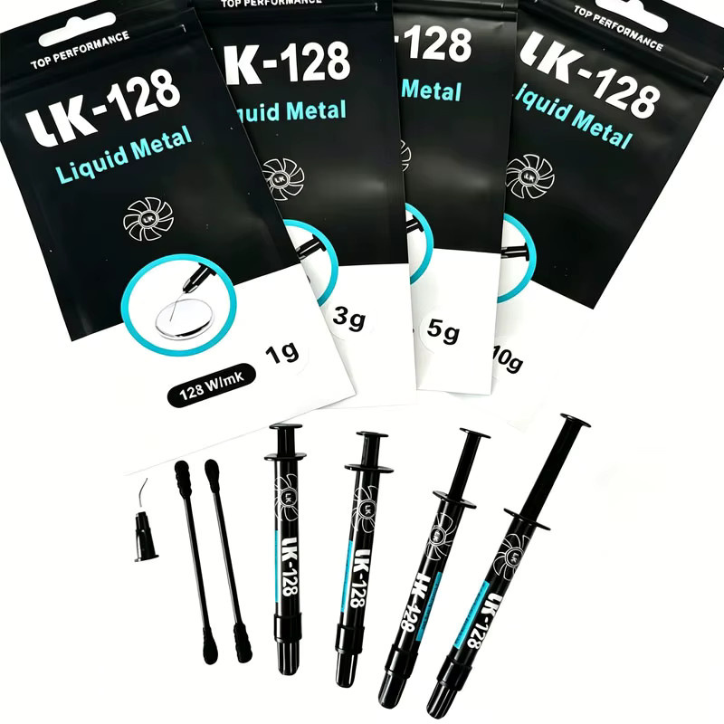 Jiansu LK-128 Flüssigmetall-Wärmeleitpaste in Silber für CPU, GPU, Laptop, PS5 und Desktop-Kühlung - Bild 2